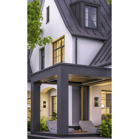 Z-Lite Nova 5 Light Outdoor Wall Light 5018XL-BK - angle view