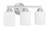 Transitional Vanity Light from the Bolden Collection