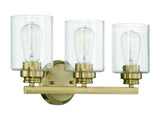 Transitional Vanity Light from the Bolden Collection