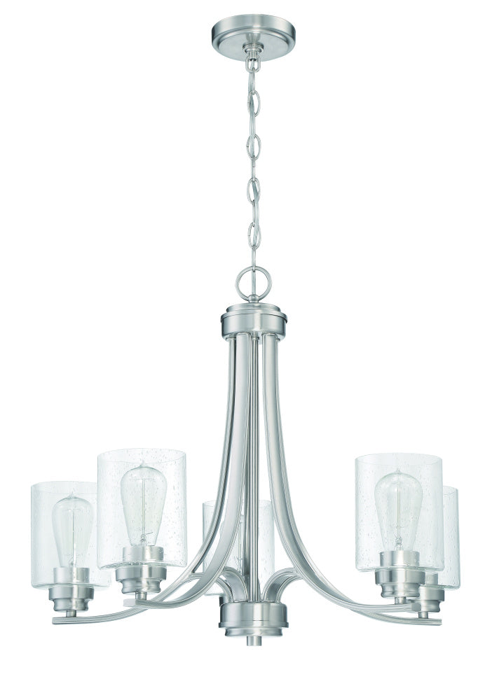Transitional 5 Light Chandelier from the Bolden Collection