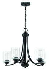 Transitional 5 Light Chandelier from the Bolden Collection