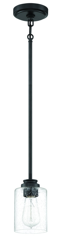 Transitional Down Mini Pendant from the Bolden Collection