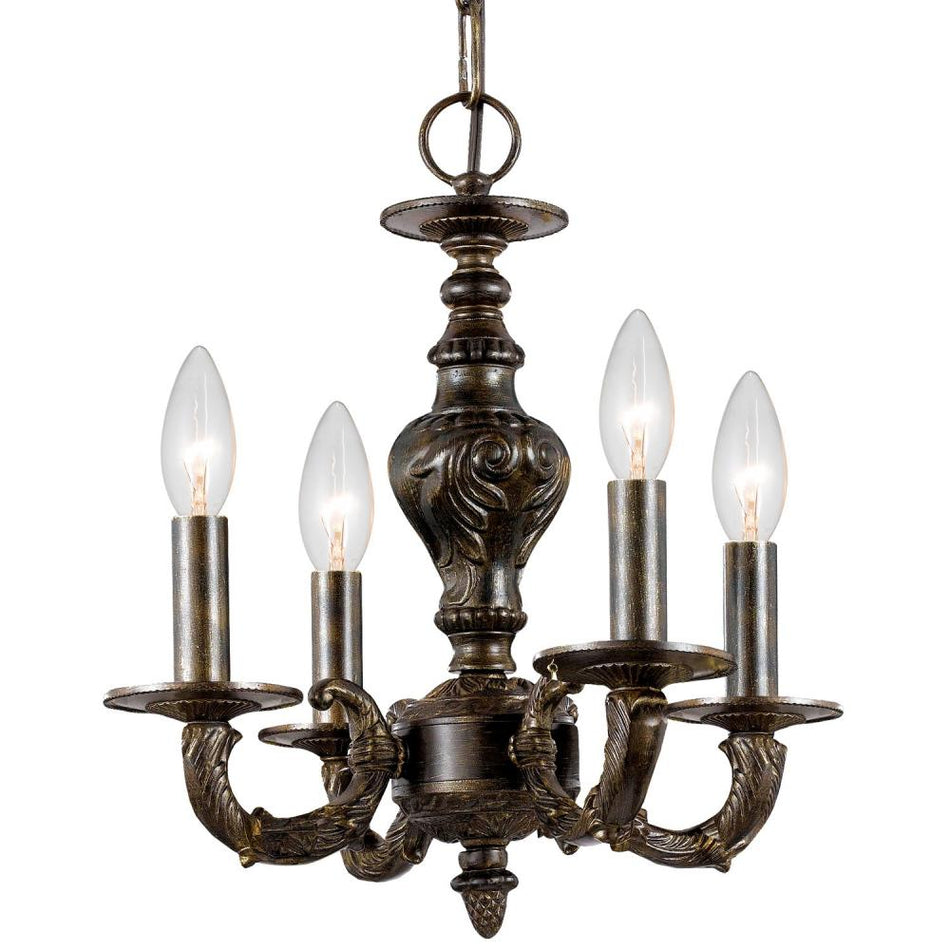Contemporary Candle Mini Chandelier from the Paris Market Collection