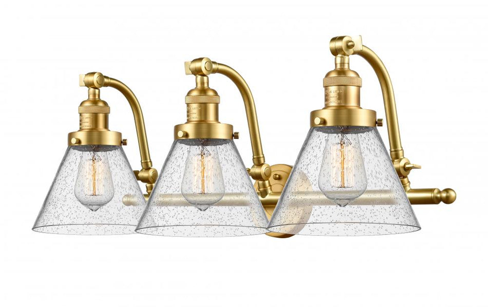 Transitional Vanity Light from the Cone Collection