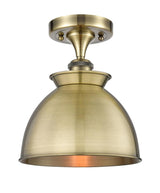 Bowl Semi-Flush Mount from the Athens Deco Swirl Collection