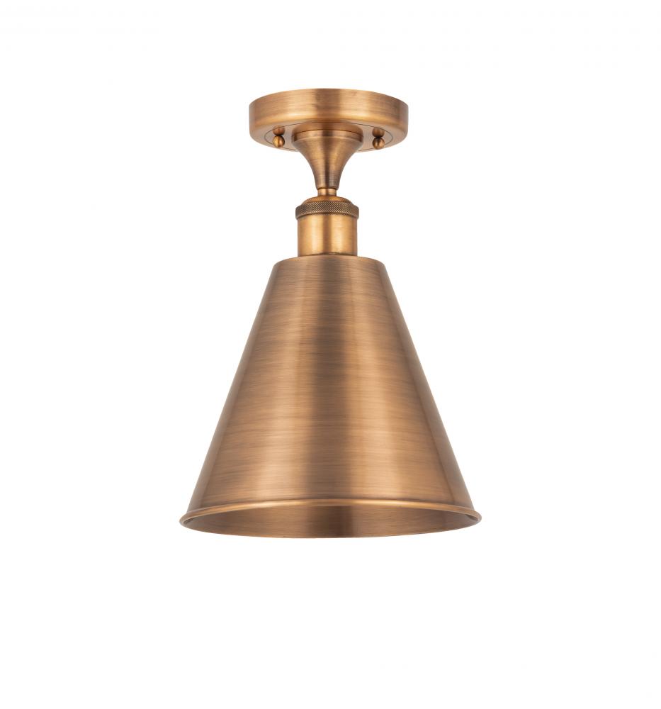 Bowl Semi-Flush Mount from the Athens Deco Swirl Collection