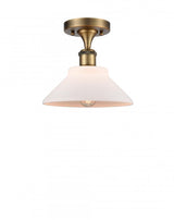 Bowl Semi-Flush Mount from the Athens Deco Swirl Collection