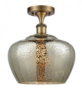 Bowl Semi-Flush Mount from the Athens Deco Swirl Collection