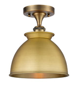 Bowl Semi-Flush Mount from the Athens Deco Swirl Collection