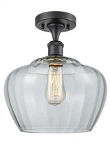 Bowl Semi-Flush Mount from the Athens Deco Swirl Collection