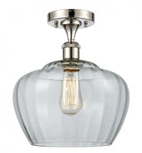 Bowl Semi-Flush Mount from the Athens Deco Swirl Collection