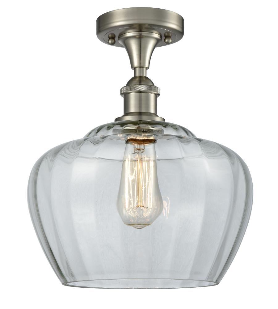 Bowl Semi-Flush Mount from the Athens Deco Swirl Collection