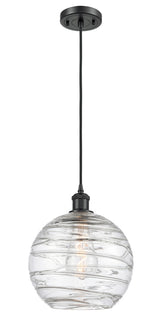 Down Mini Pendant from the Athens Deco Swirl Collection