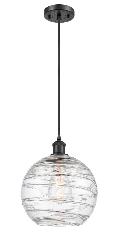 Down Mini Pendant from the Athens Deco Swirl Collection
