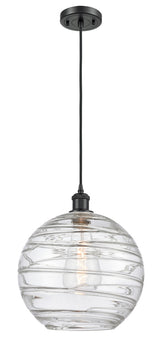 Down Mini Pendant from the Athens Deco Swirl Collection