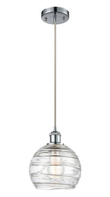 Down Mini Pendant from the Athens Deco Swirl Collection