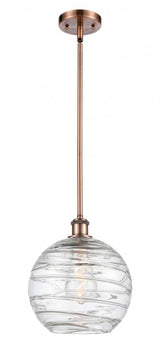 Down Mini Pendant from the Athens Deco Swirl Collection