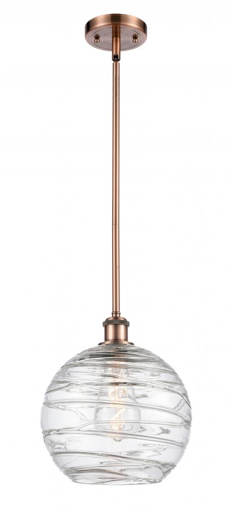 Down Mini Pendant from the Athens Deco Swirl Collection