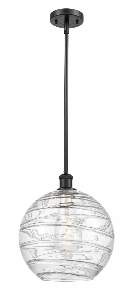Down Mini Pendant from the Athens Deco Swirl Collection