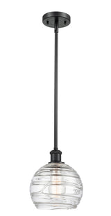 Down Mini Pendant from the Athens Deco Swirl Collection