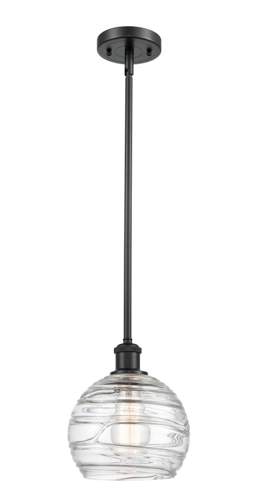 Down Mini Pendant from the Athens Deco Swirl Collection