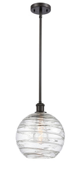 Down Mini Pendant from the Athens Deco Swirl Collection