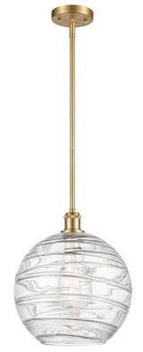 Down Mini Pendant from the Athens Deco Swirl Collection