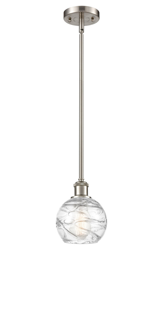Down Mini Pendant from the Athens Deco Swirl Collection