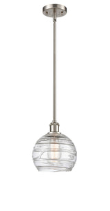 Down Mini Pendant from the Athens Deco Swirl Collection