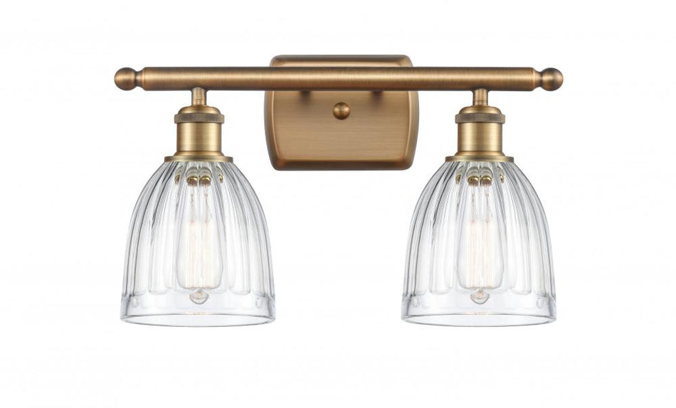 Transitional Vanity Light from the Hadley Collection