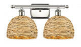 Transitional Vanity Light from the Hadley Collection