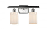 Transitional Vanity Light from the Hadley Collection