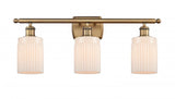 Transitional Vanity Light from the Hadley Collection