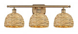 Transitional Vanity Light from the Hadley Collection