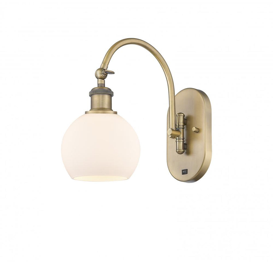 Country/Rustic Wall Sconce from the Woven Rattan Collection