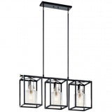Industrial 3 Light Chandelier from the Kitner Collection