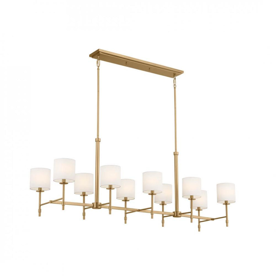 Traditional 10 Light Chandelier from the Ali Collection