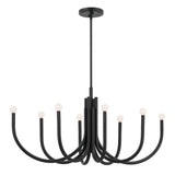 Contemporary 8 Light Chandelier from the Odensa Collection