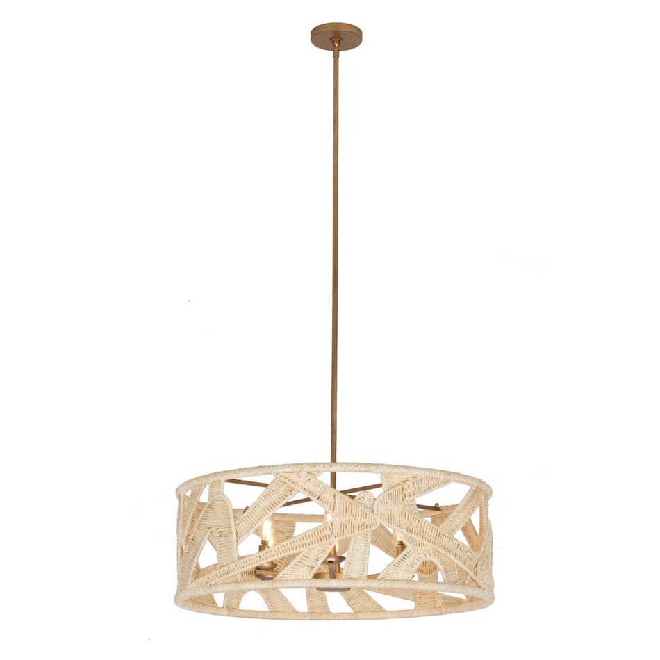 Drum Shade Pendant from the Soga Collection
