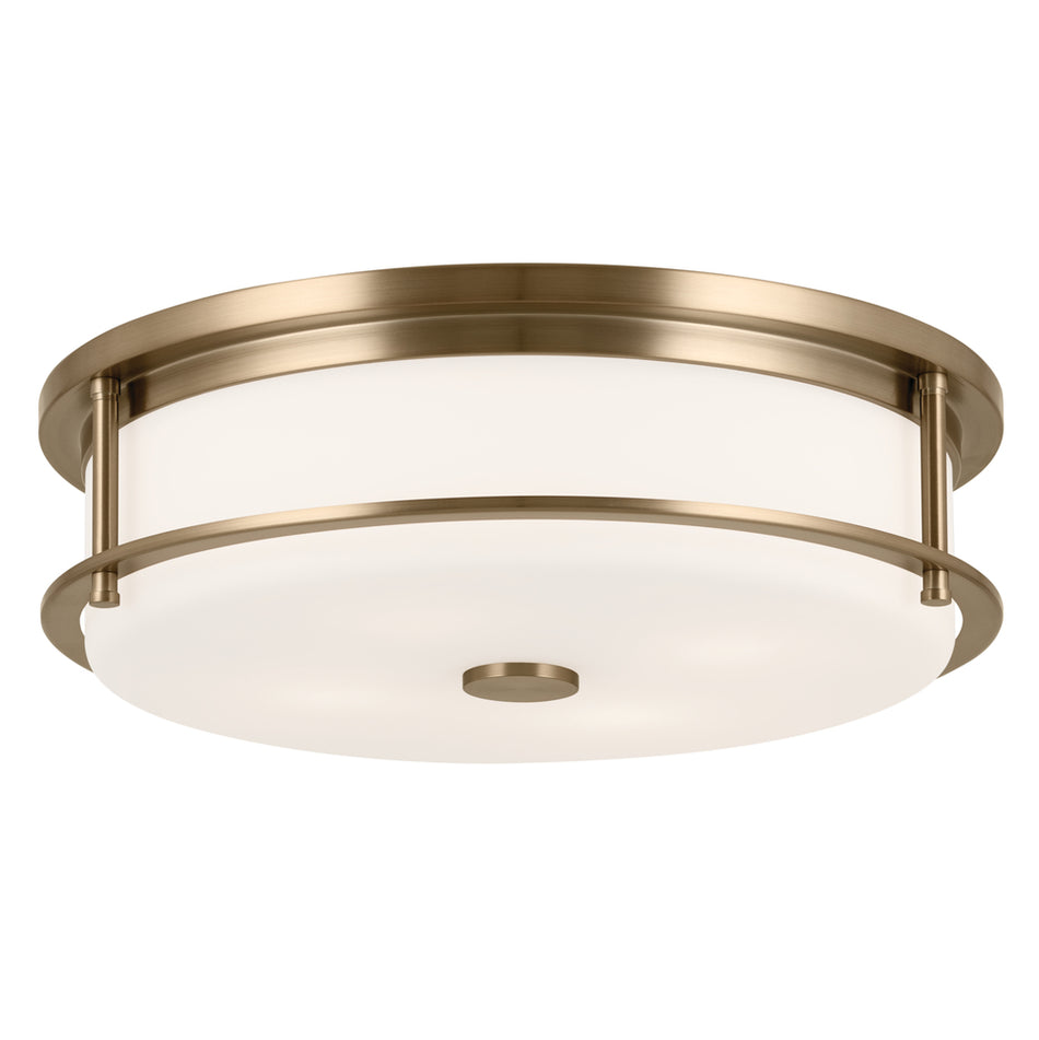 Industrial Drum Shade Flush Mount from the Brit Collection