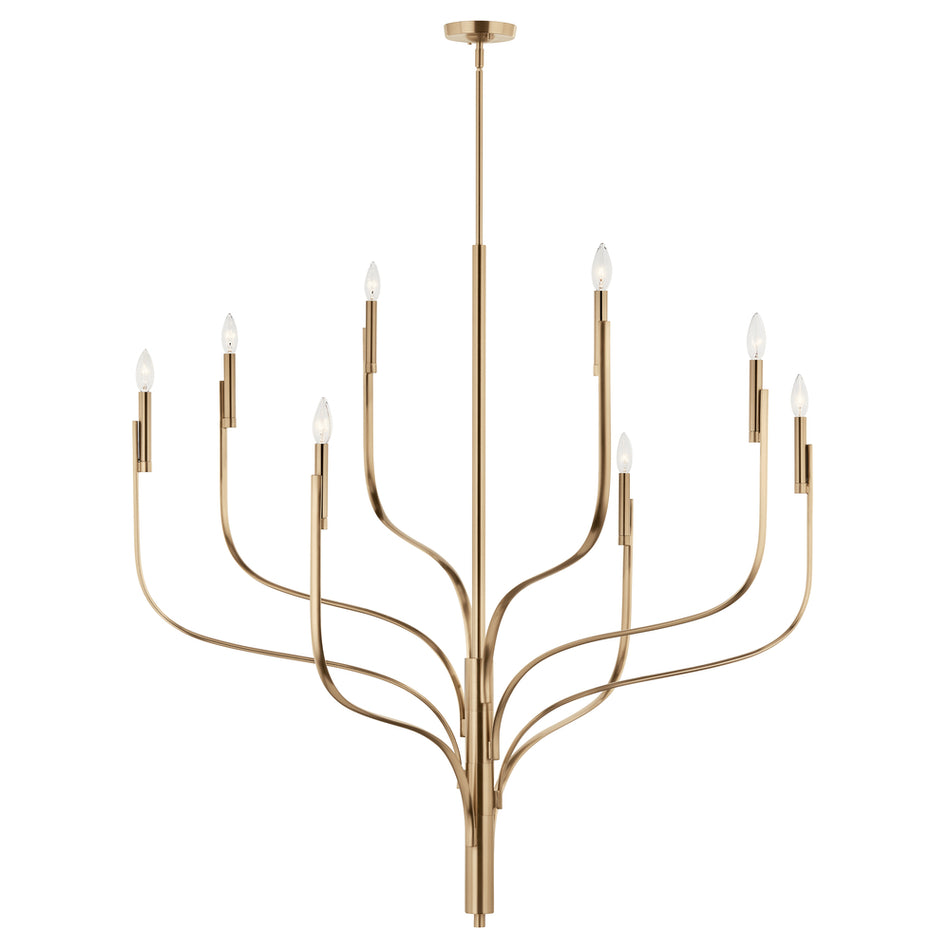 Contemporary 8 Light Chandelier from the Livadia Collection