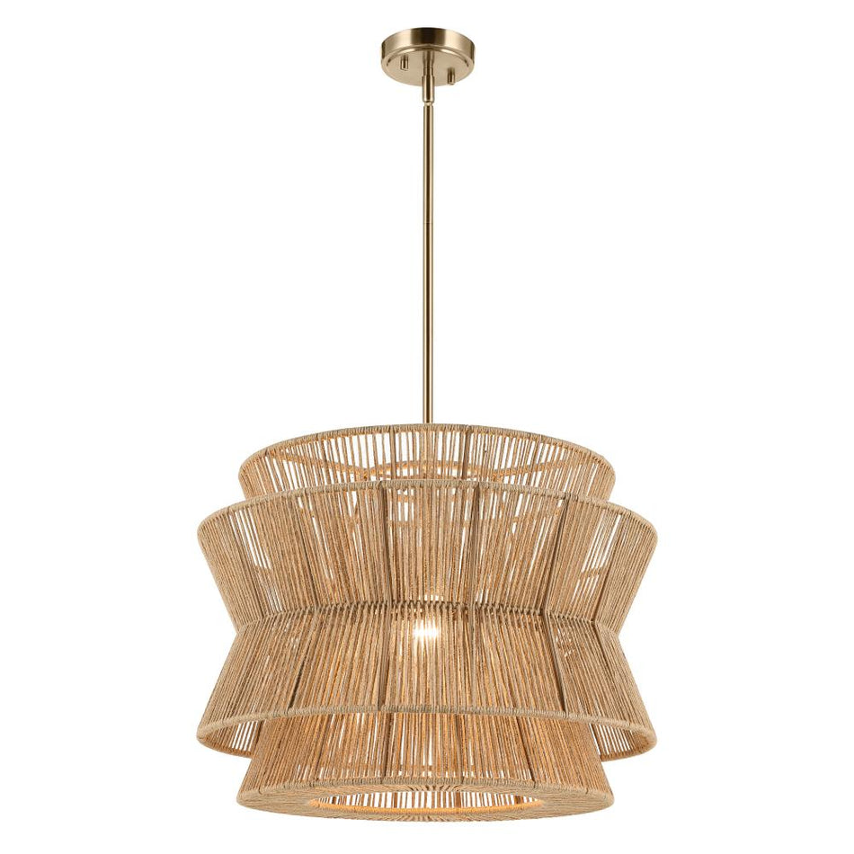 Bohemian Drum Shade Pendant from the Ophira Collection