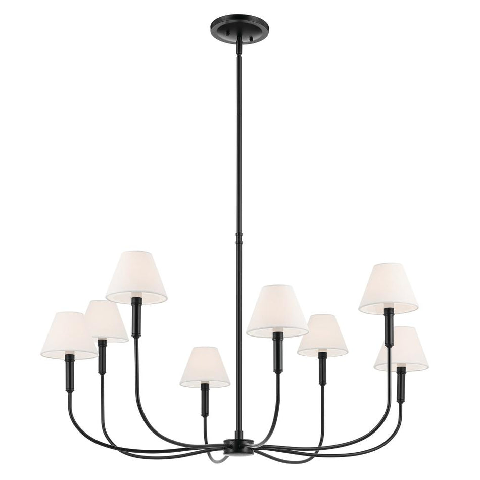 Traditional 8 Light Chandelier from the Eadie Collection