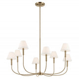 Traditional 8 Light Chandelier from the Eadie Collection