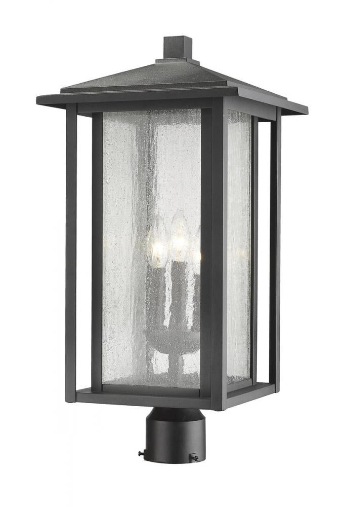 Contemporary Post Mount Light from the Aspen Collection