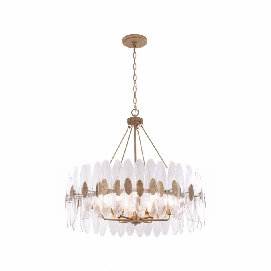 8 Light Pendant from the Aurora Collection