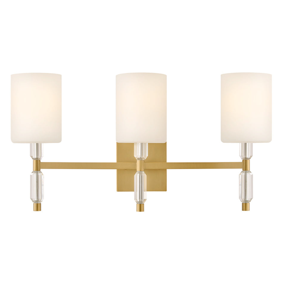 Transitional Vanity Light from the Anika Collection