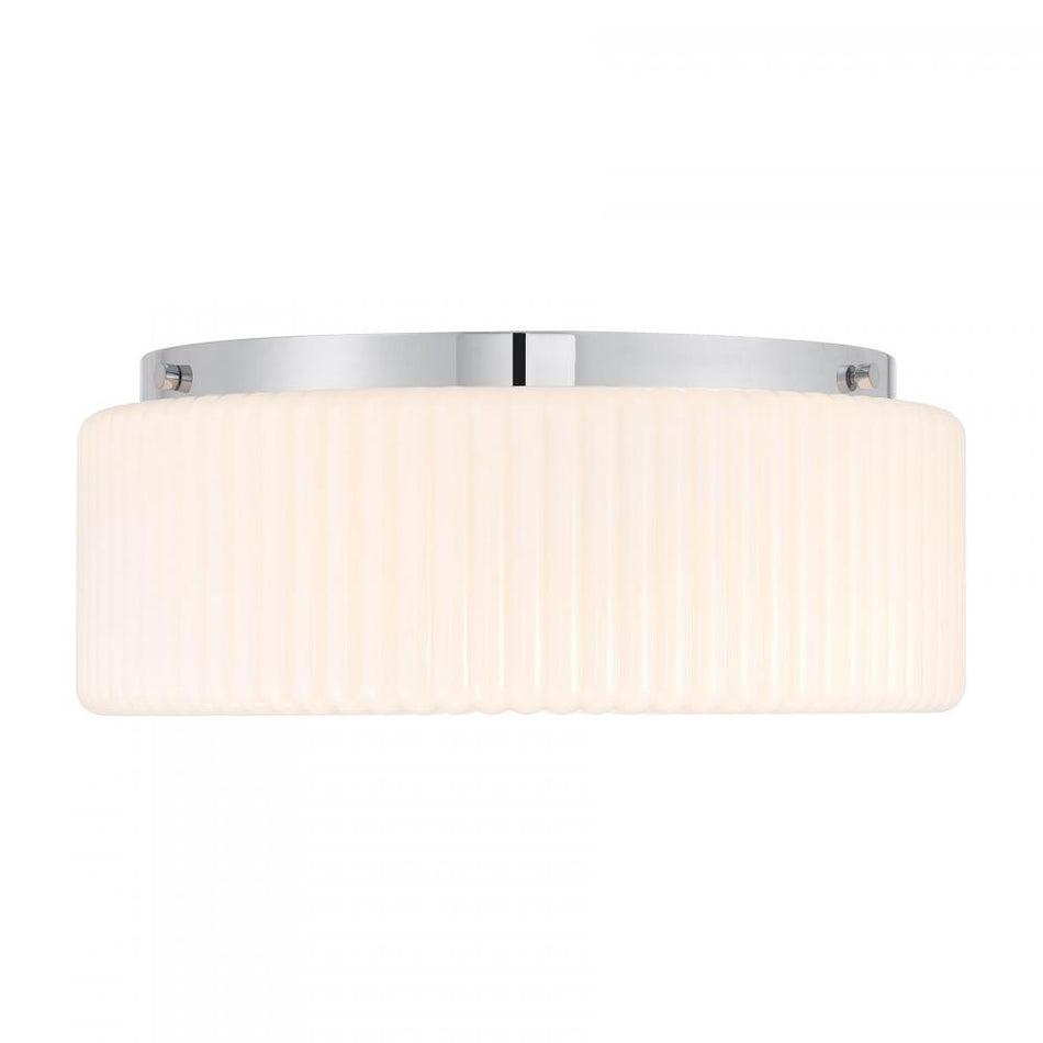 Drum Shade Flush Mount from the Edgemont Collection