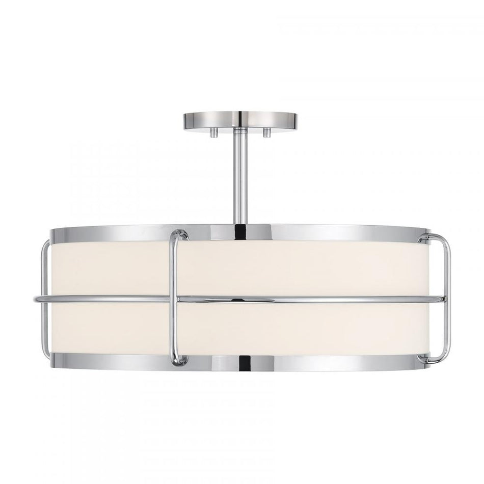 Cage Semi-Flush Mount from the Chauncey Collection