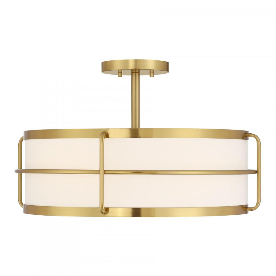 Cage Semi-Flush Mount from the Chauncey Collection